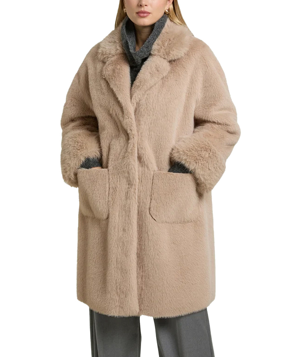 Cappotto LUISA VIOLA donna F040F001272N Vaniglia