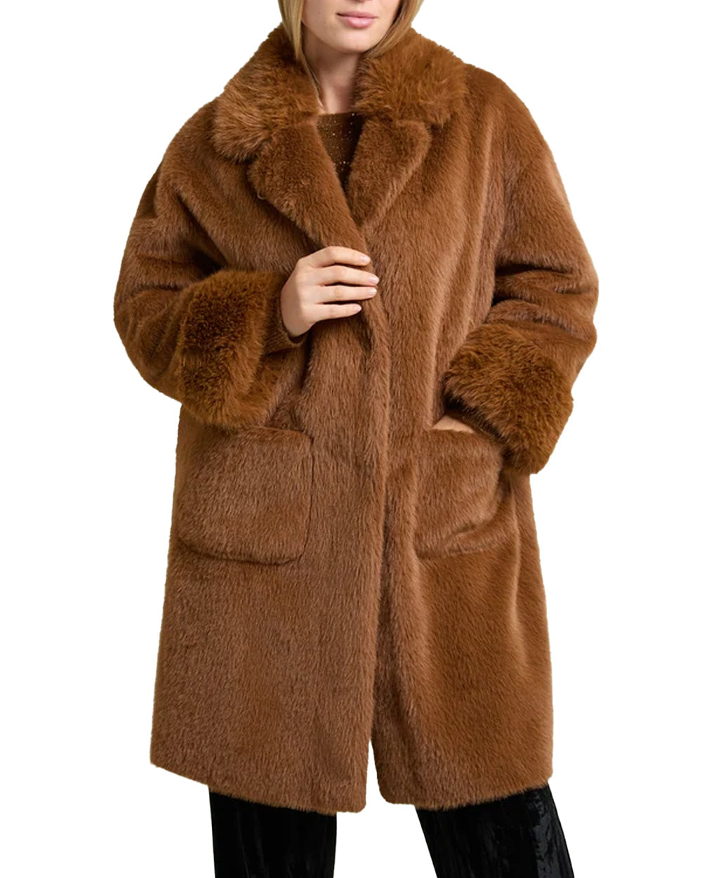 Cappotto LUISA VIOLA donna F040F001272N Cognac