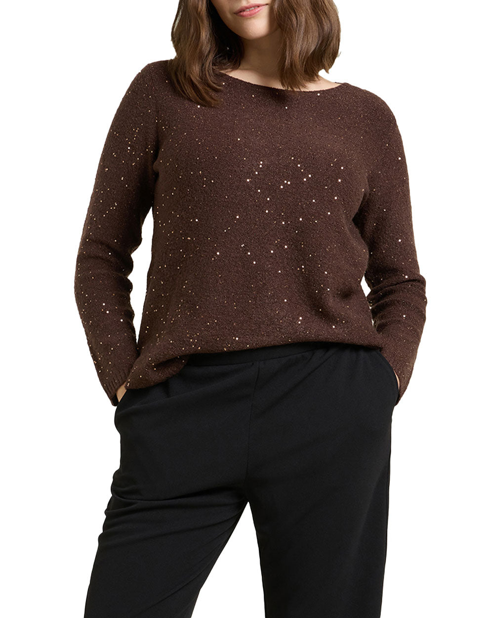 Maglia Luisa Viola donna M156L008431N cioccolato<BR/>