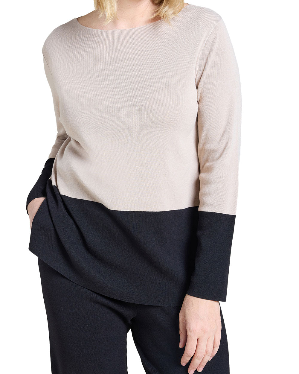 Maglia Luisa Viola donna M159L008434N nero beige<BR/>
