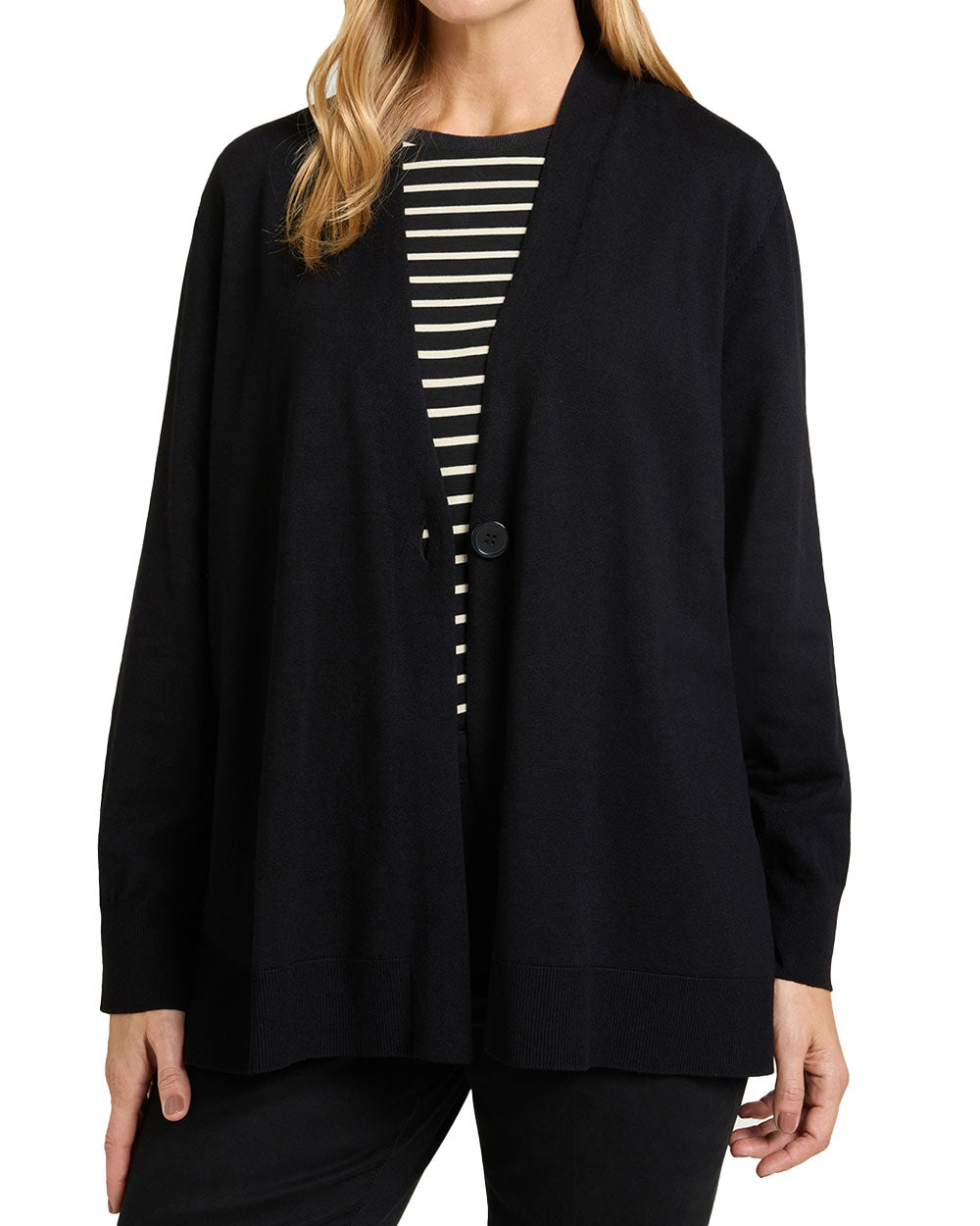 Cardigan Luisa Viola donna M173L008448N nero<BR/>
