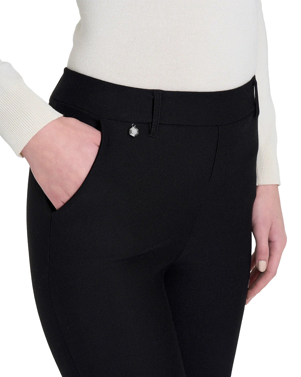 Pantalone RAGNO donna DB24PP Nero