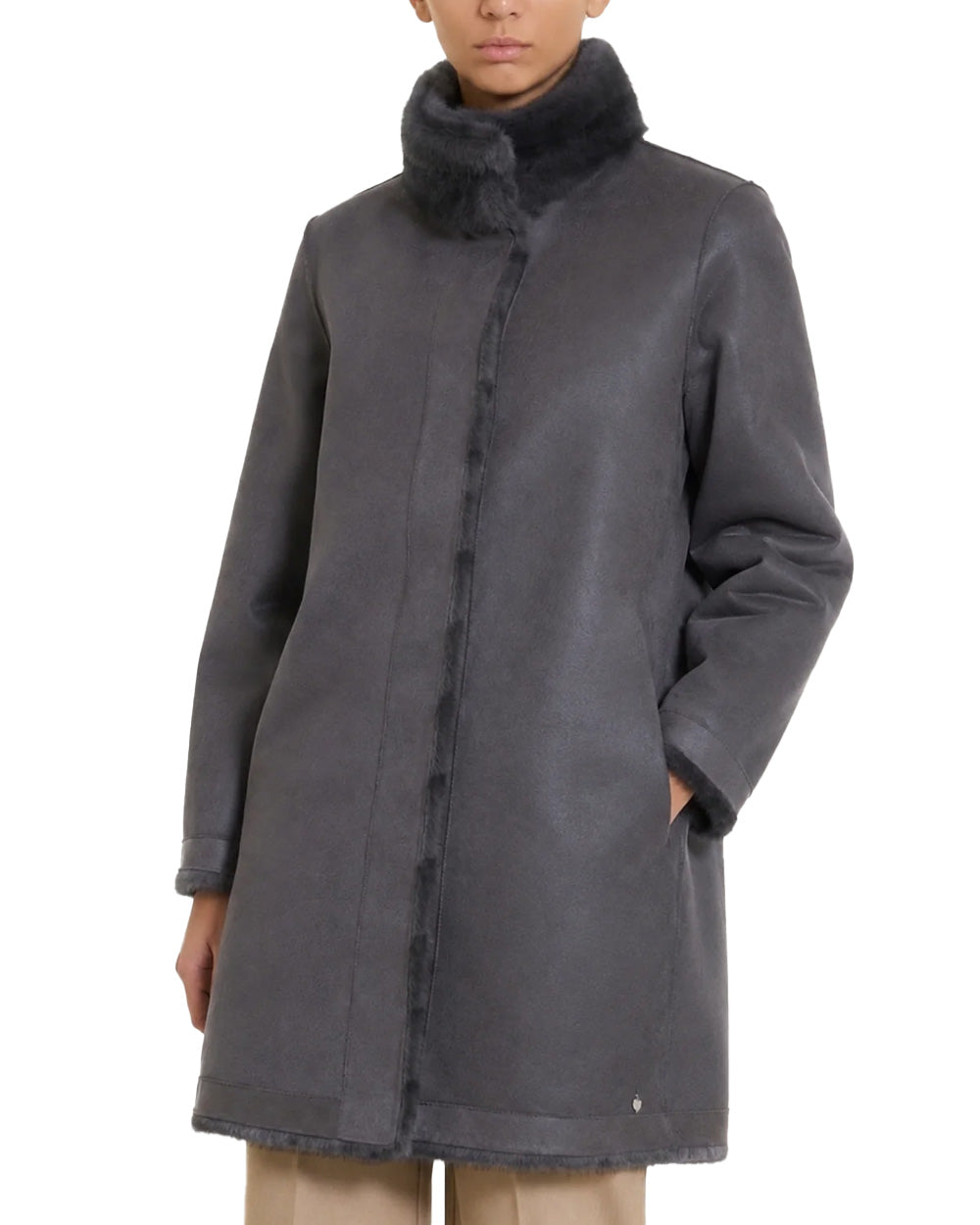 Giubbino RAGNO donna DQ43KF Antracite
