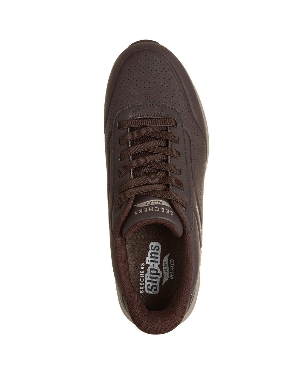 Sneakers SKECHERS uomo Arch Fit UNO Relax On Air 183443 Cioccolato