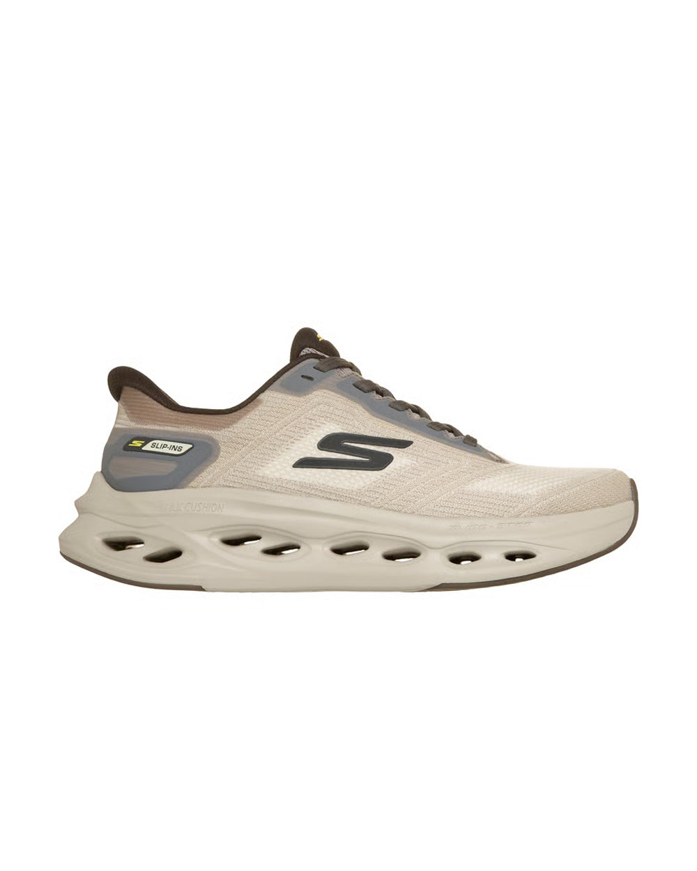 Sneakers SKECHERS uomo Max Cushioning Glide Step 220415 Taupe