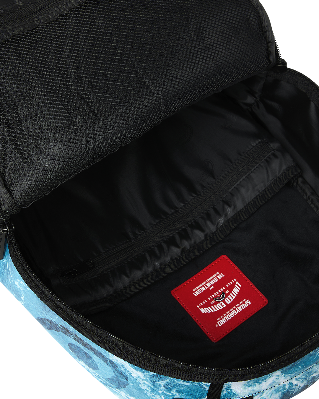 Zaino SPRAYGROUND uomo HIGH TIDE SHARKS B7621 Blu