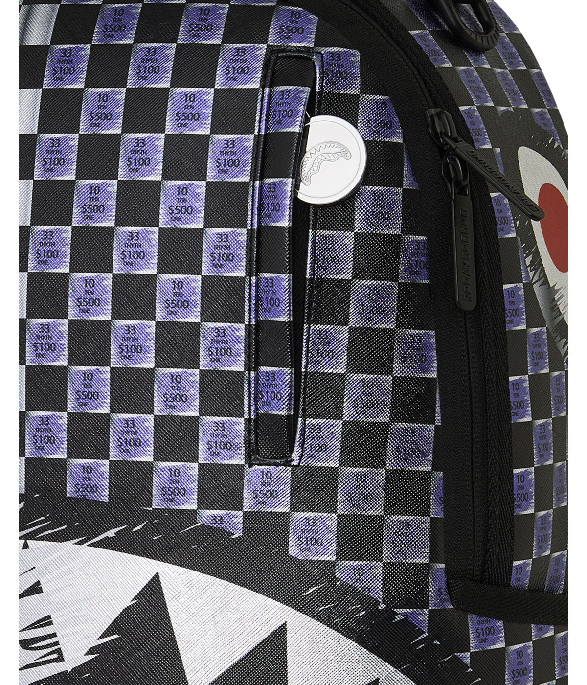Zaino Sprayground B8477 scratch off shark backpack grigio<BR/>