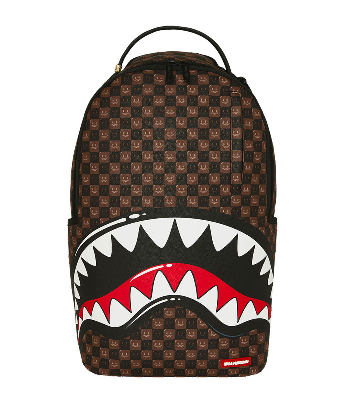 Zaino Sprayground B8634 sharks in paris wtf bubble brown marrone