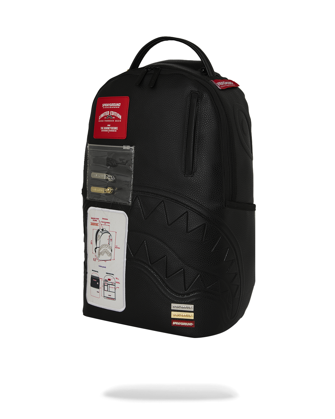 Zaino SPRAYGROUND uomo CARE LABEL B8723 Nero