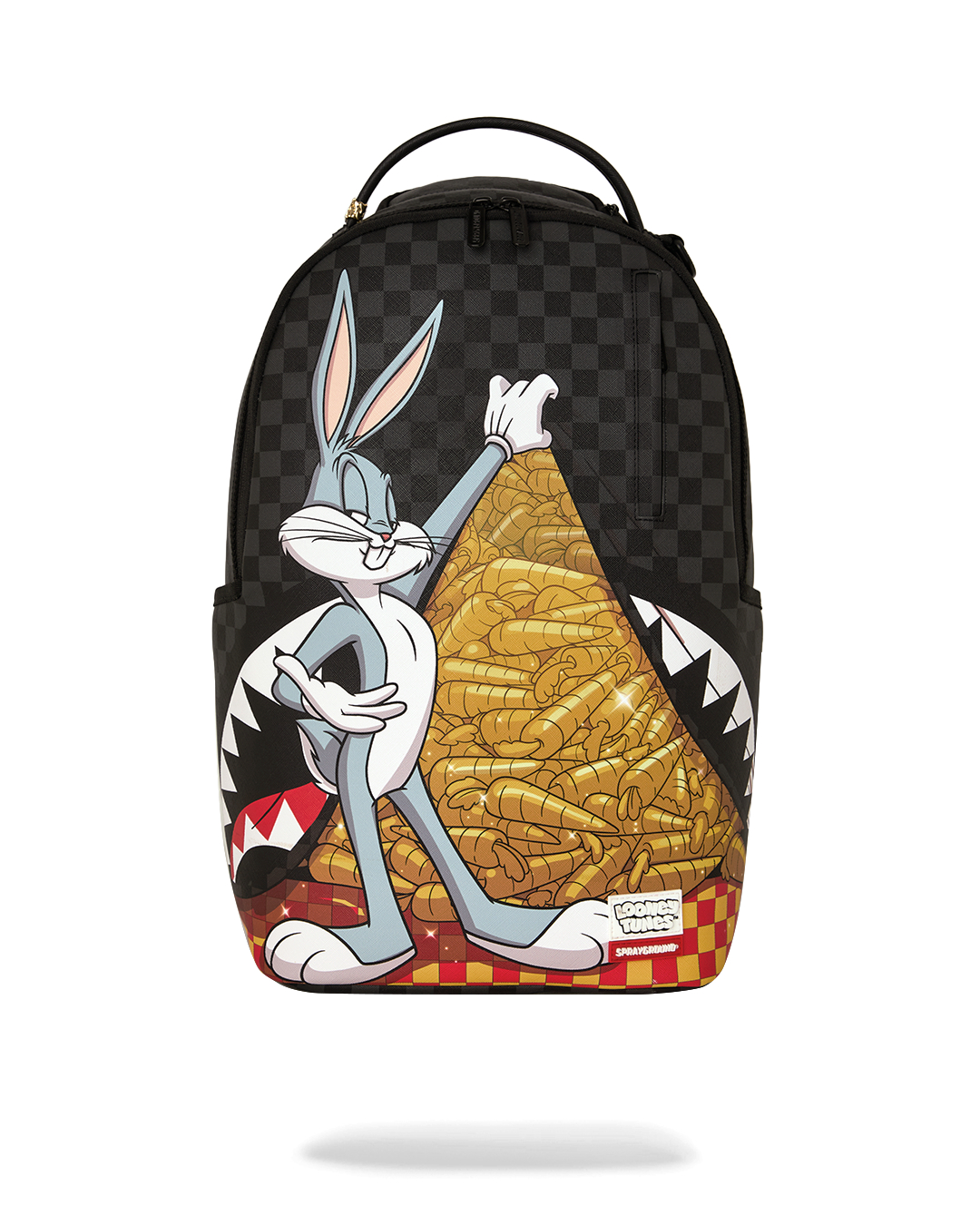 Zaino SPRAYGROUND uomo BUGS MONEY CARROT STACK B9177 Nero<BR/>