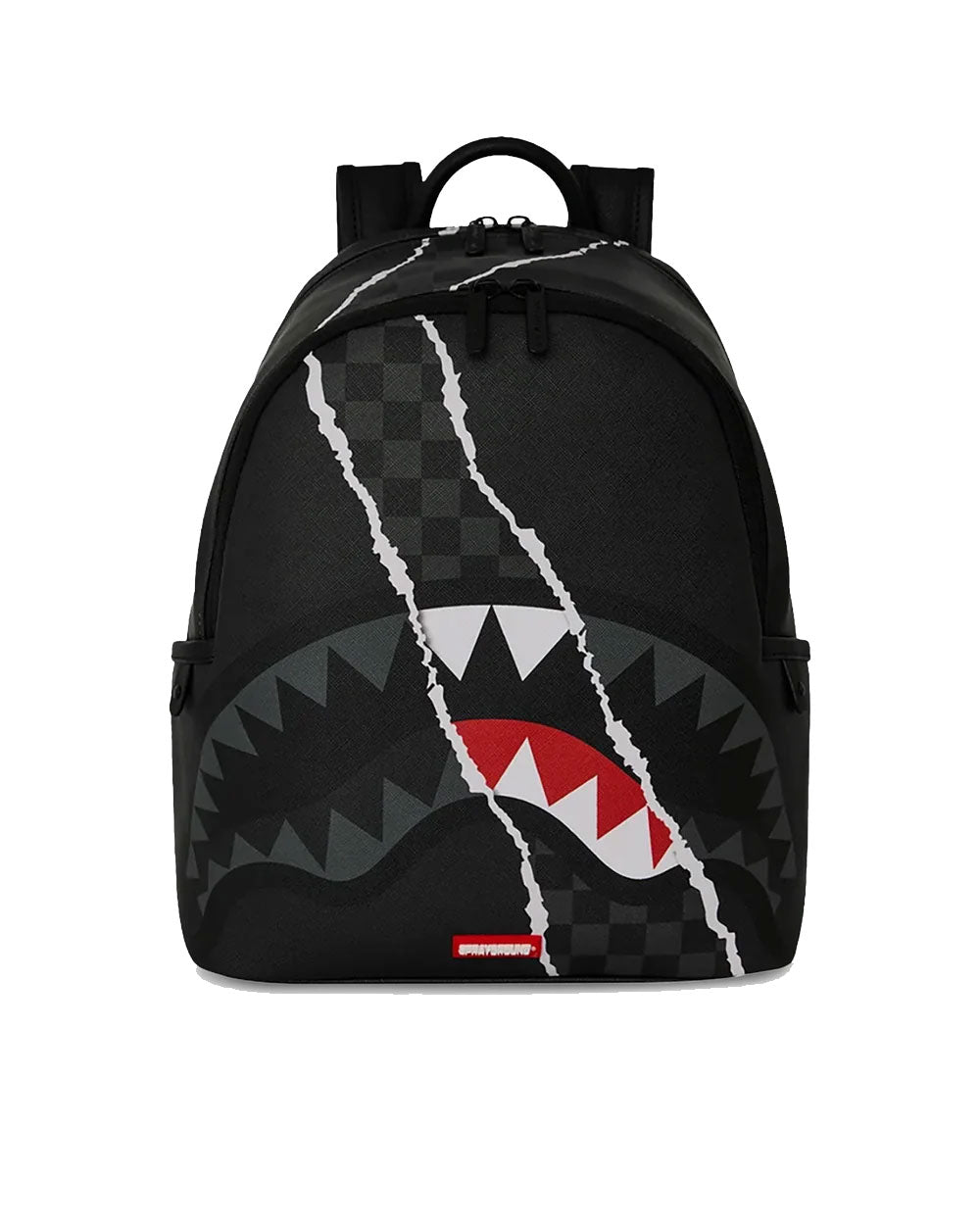 Zaino Sprayground B9347 Centre rip Grey check nero