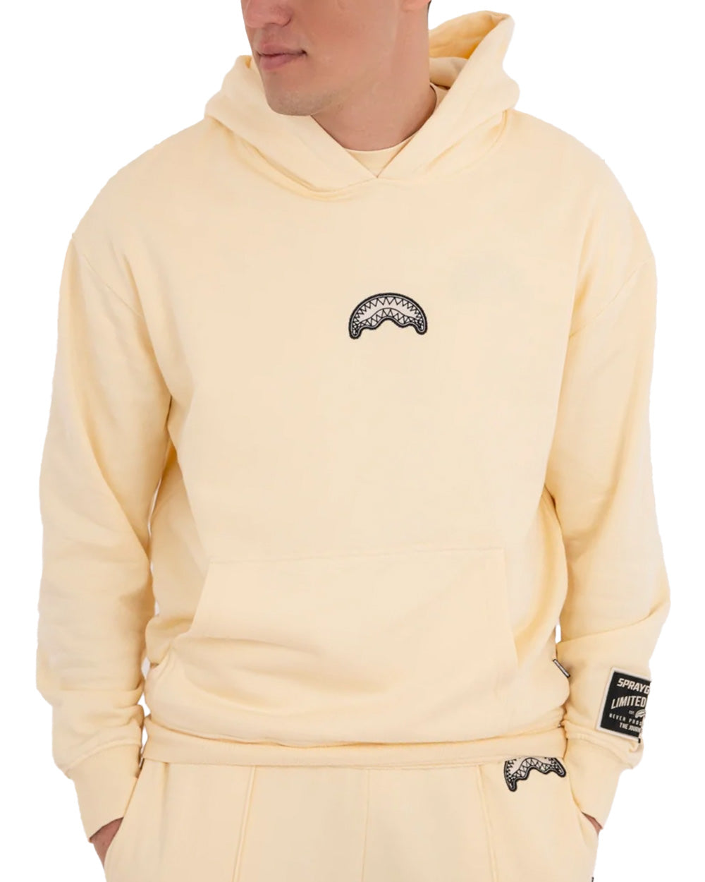 Felpa SPRAYGROUND uomo SP965 Crema