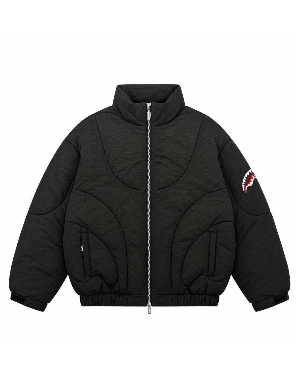Giubbino SPRAYGROUND uomo pleated padded jacket SP975 Nero