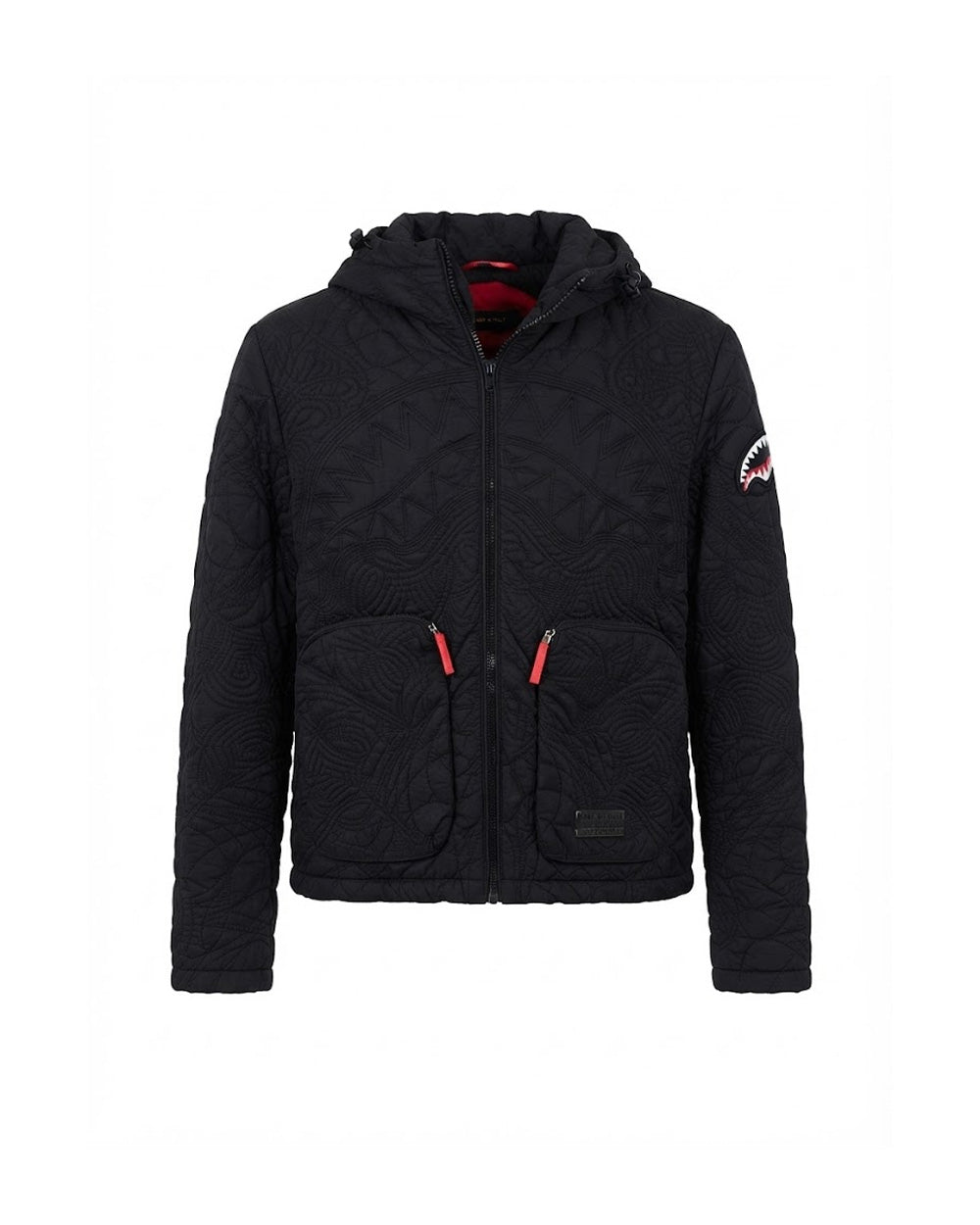 Giubbino SPRAYGROUND uomo PUFFER MONOGRAM JACKET SP983 Nero