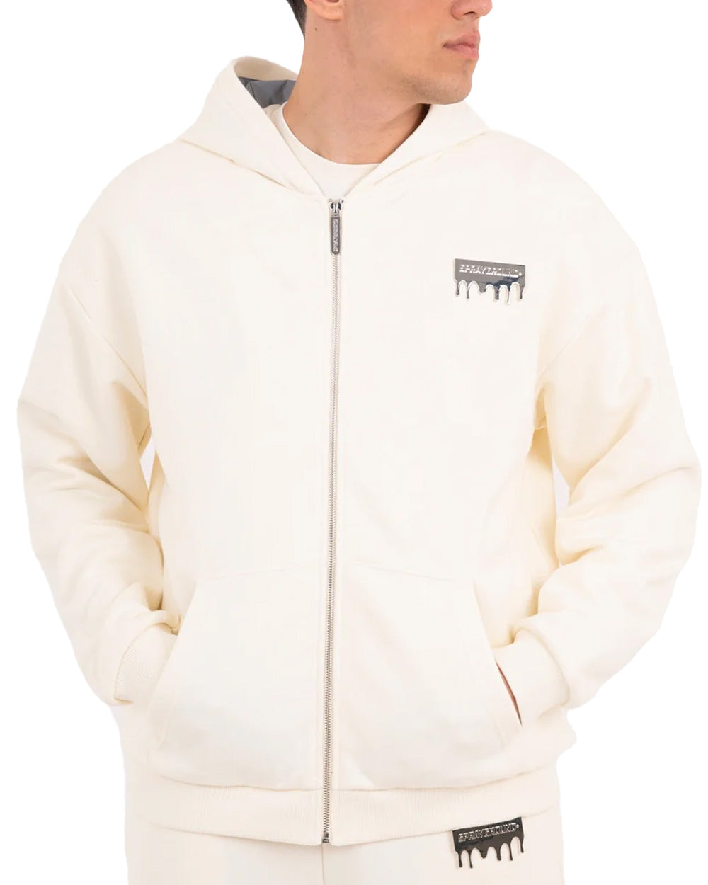 Felpa SPRAYGROUND uomo SP997G Avorio<BR/>