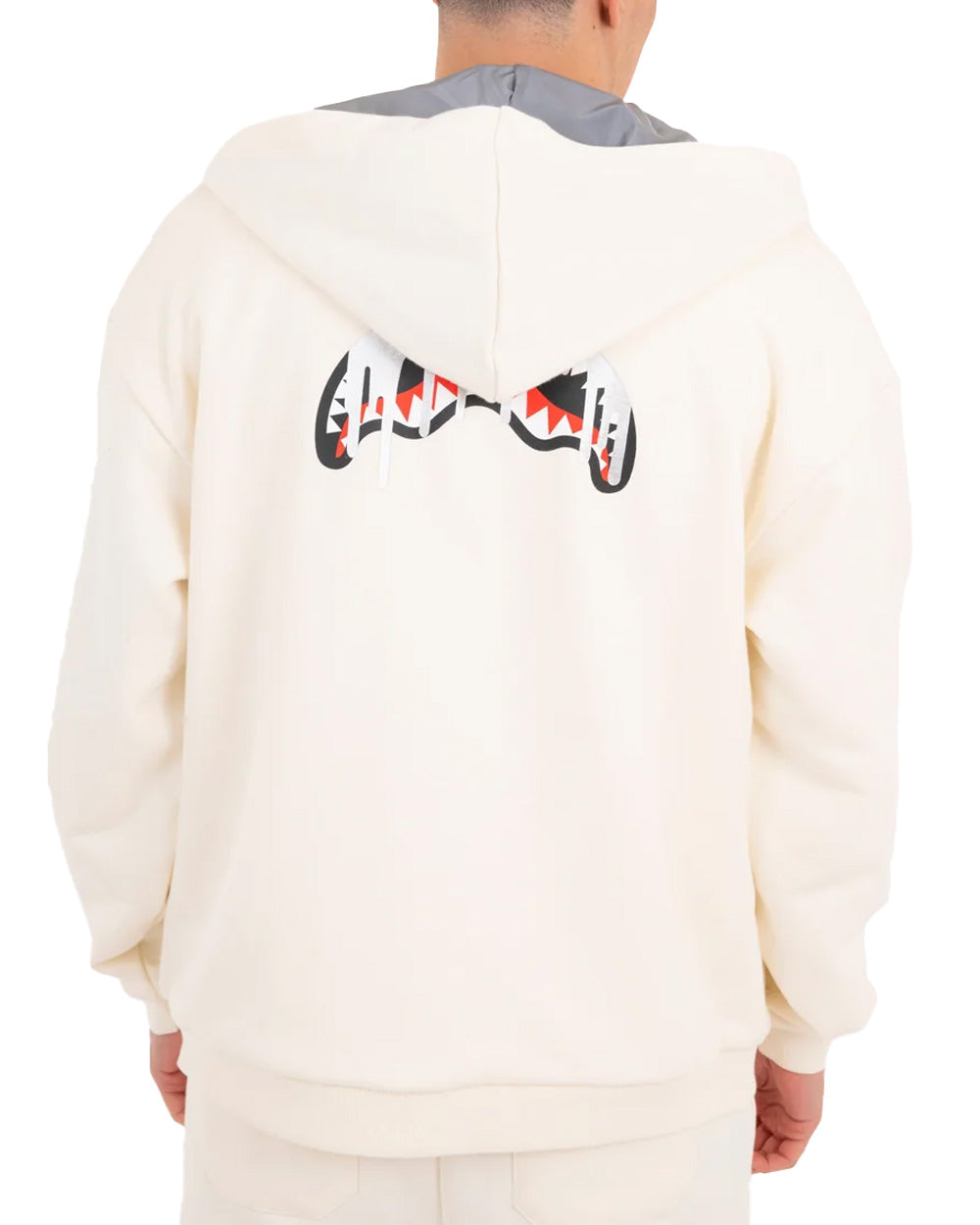 Felpa SPRAYGROUND uomo SP997G Avorio<BR/>