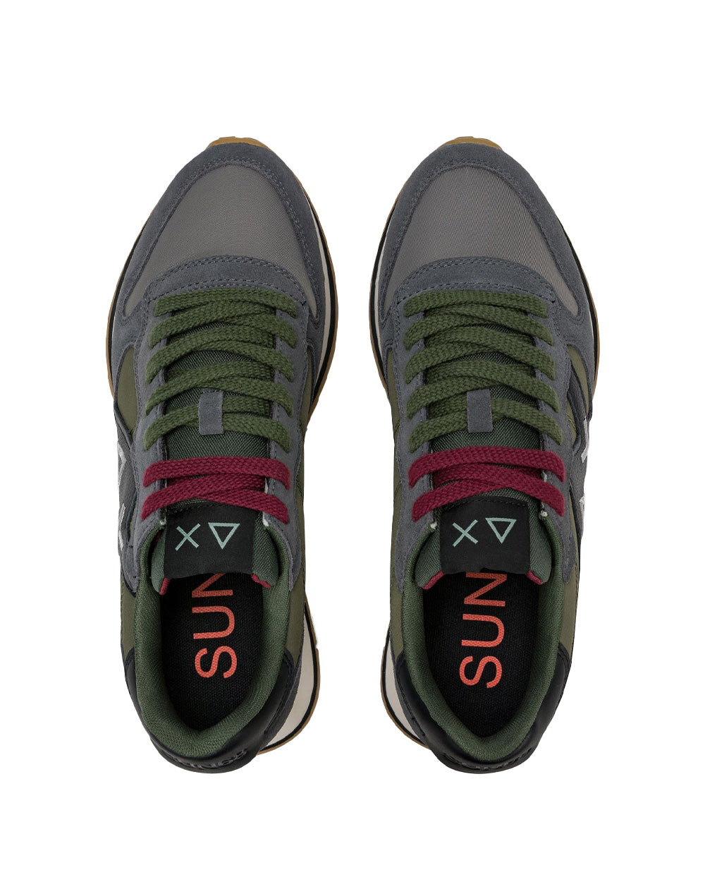 Sneakers SUN68 uomo Jaki 2.0 Bicolor BZ46122 Grigio<BR/>