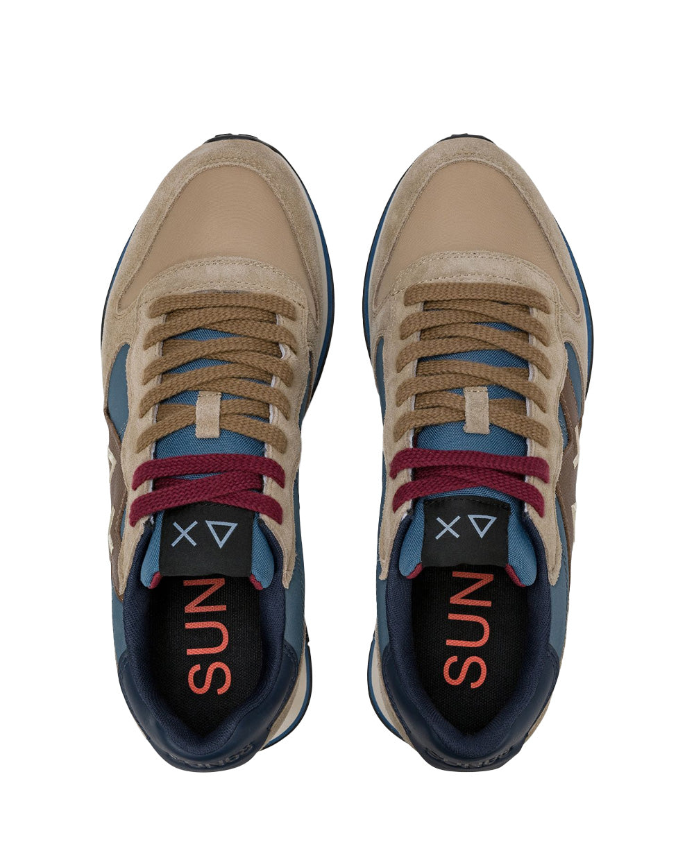 Sneakers SUN68 uomo Jaki 2.0 Bicolor BZ46122 Beige