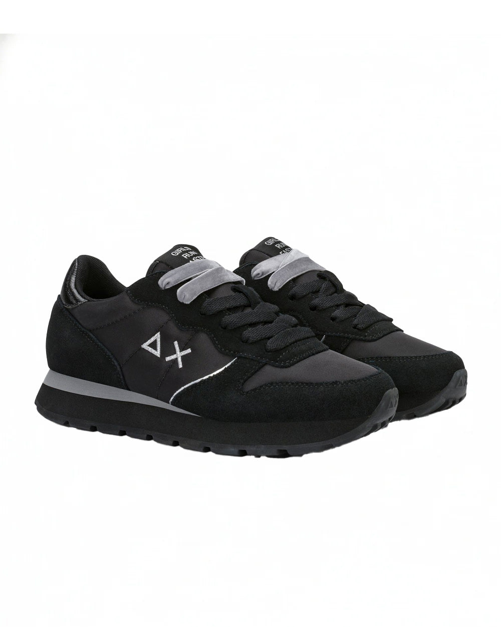 Sneakers SUN68 donna ALLY Silver Gold BZ46202 Nere