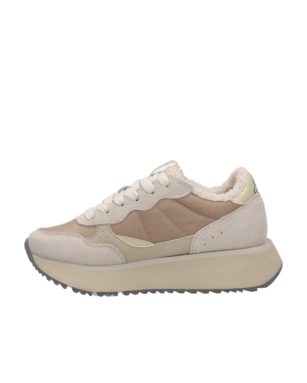 Sneakers SUN68 donna BIG ALLY TEDDY FUR BZ46216 Beige
