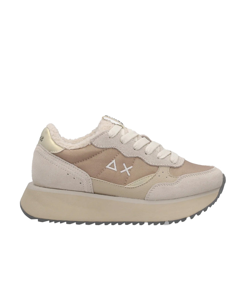 Sneakers SUN68 donna BIG ALLY TEDDY FUR BZ46216 Beige