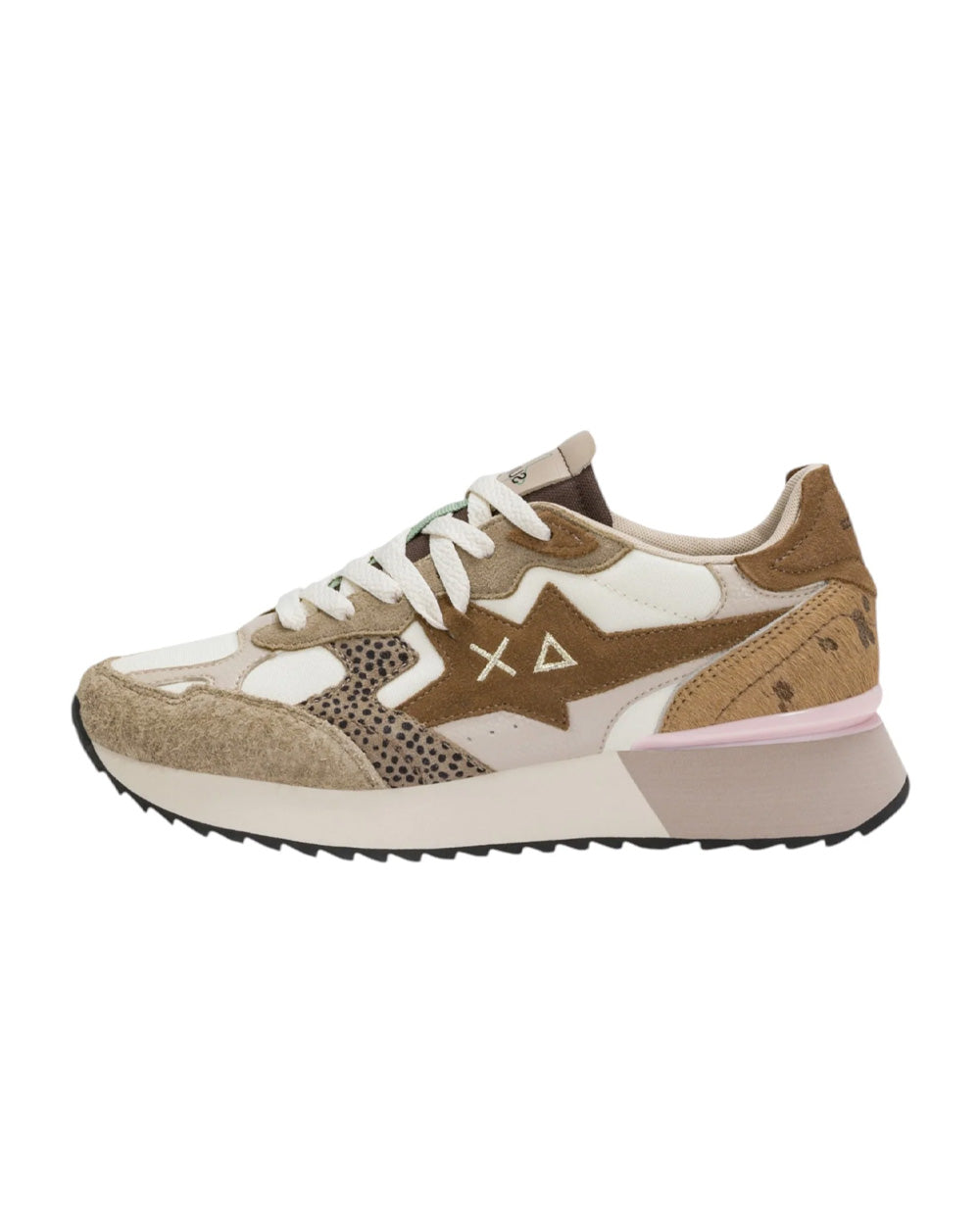 Sneakers SUN68 donna STARGIRL MULTI BZ46222 Beige