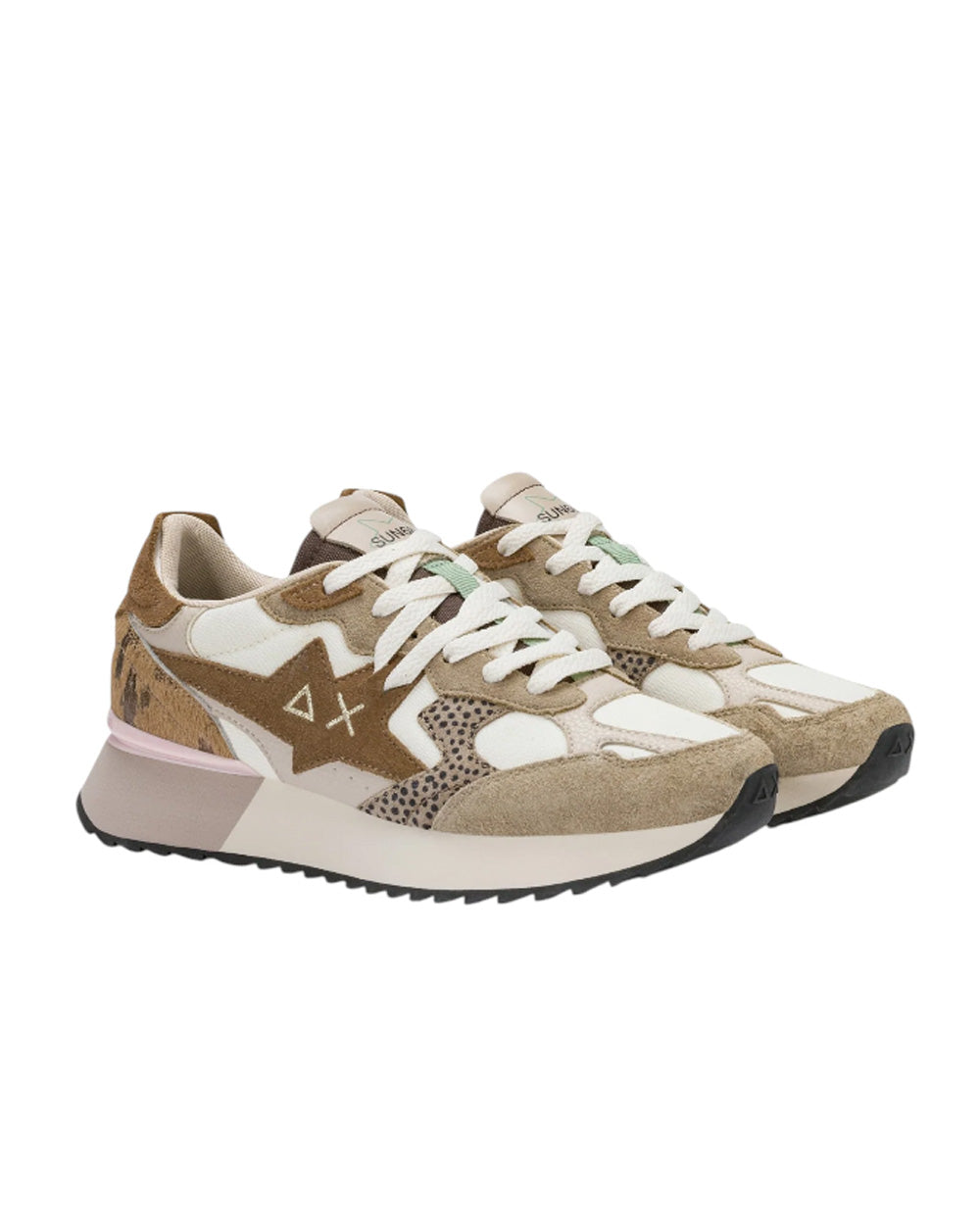 Sneakers SUN68 donna STARGIRL MULTI BZ46222 Beige
