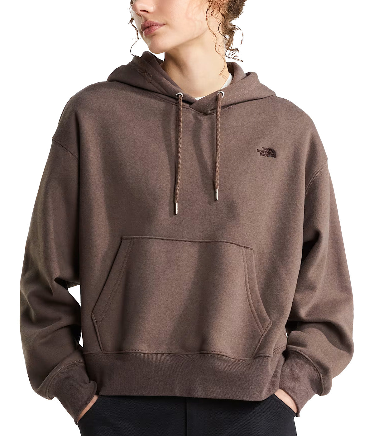 Felpa THE NORTH FACE donna Essential Simple Dome Boxy 8HBX Moro