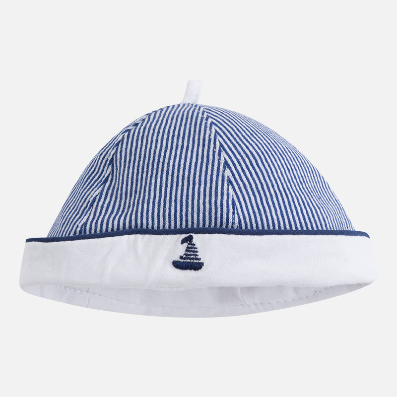 cappello righe neonato