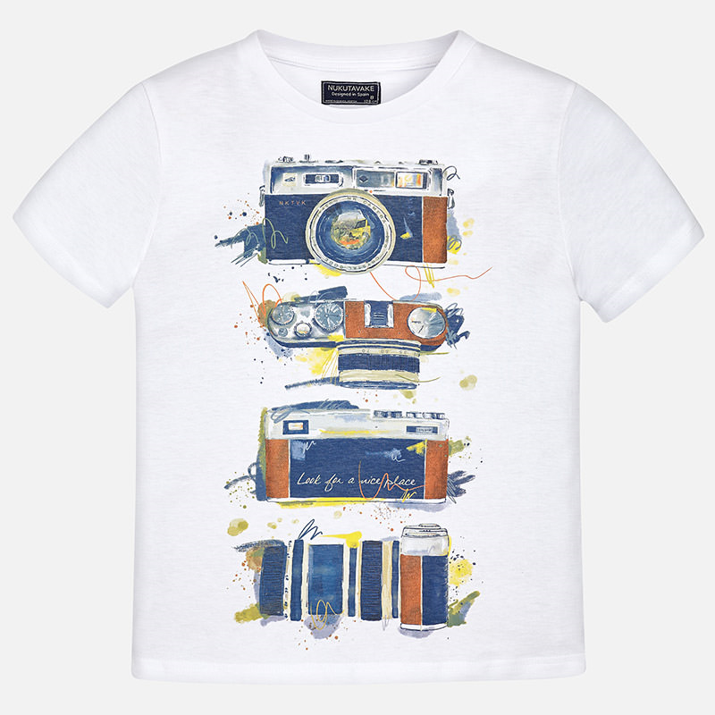 t-shirt m/m serigrafata