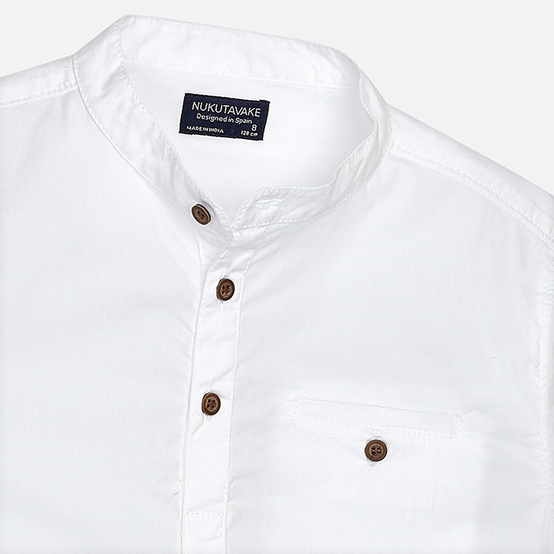 camicia m/m collo mao