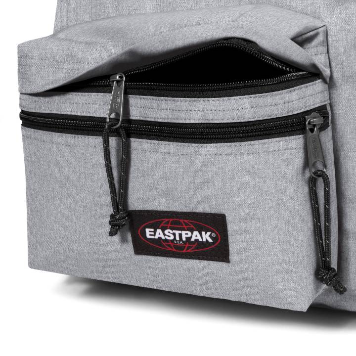 Zaino "Padded Pak'r" Grigio con Doppia Tasca Frontale