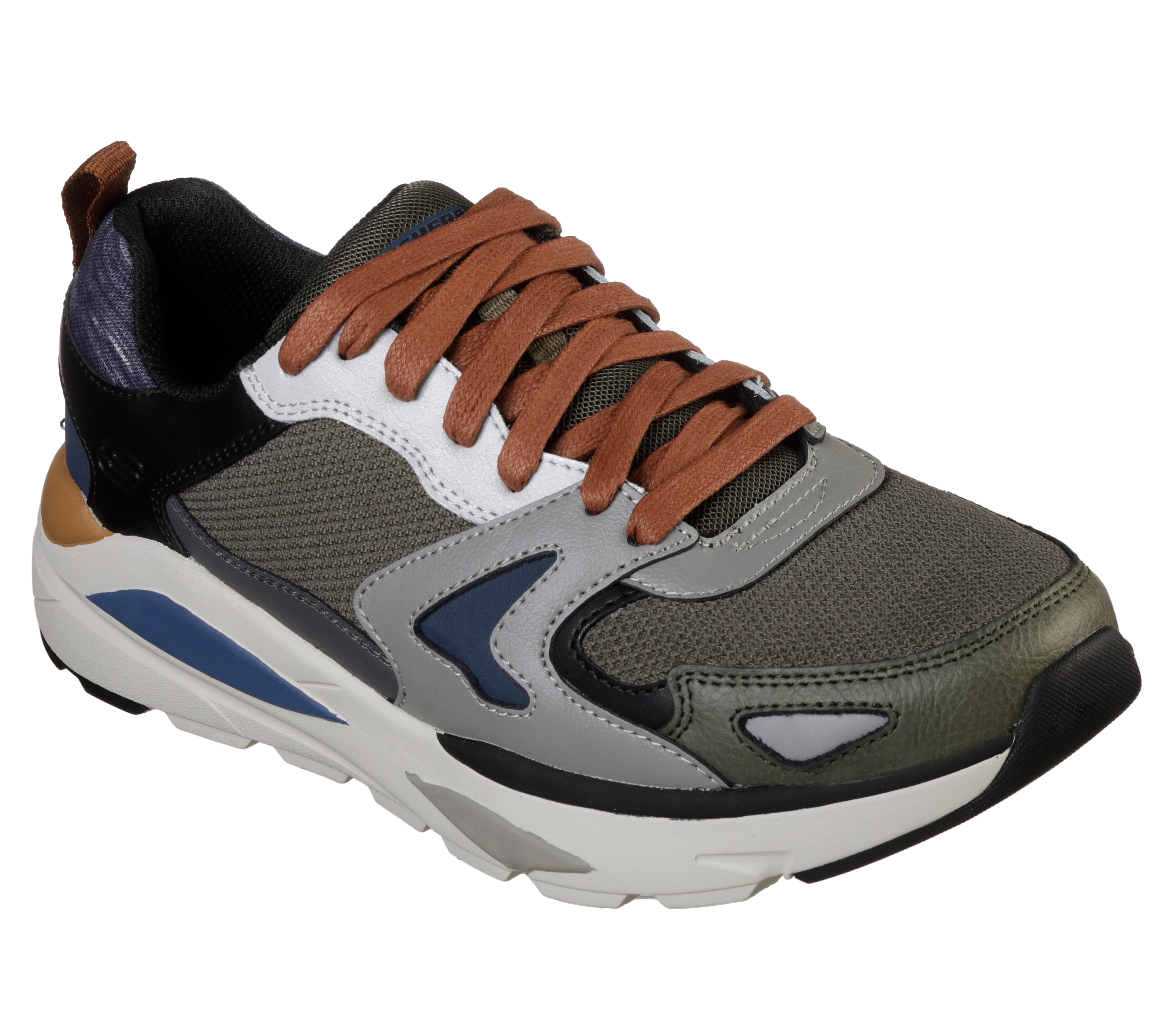 Sneakers "Verrado" Grigio Olive con Soletta Air-Cooled Memory Foam®