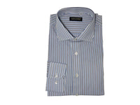 camicia cotone rigato Multicolor