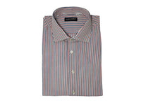 camicia cotone rigato Multicolor