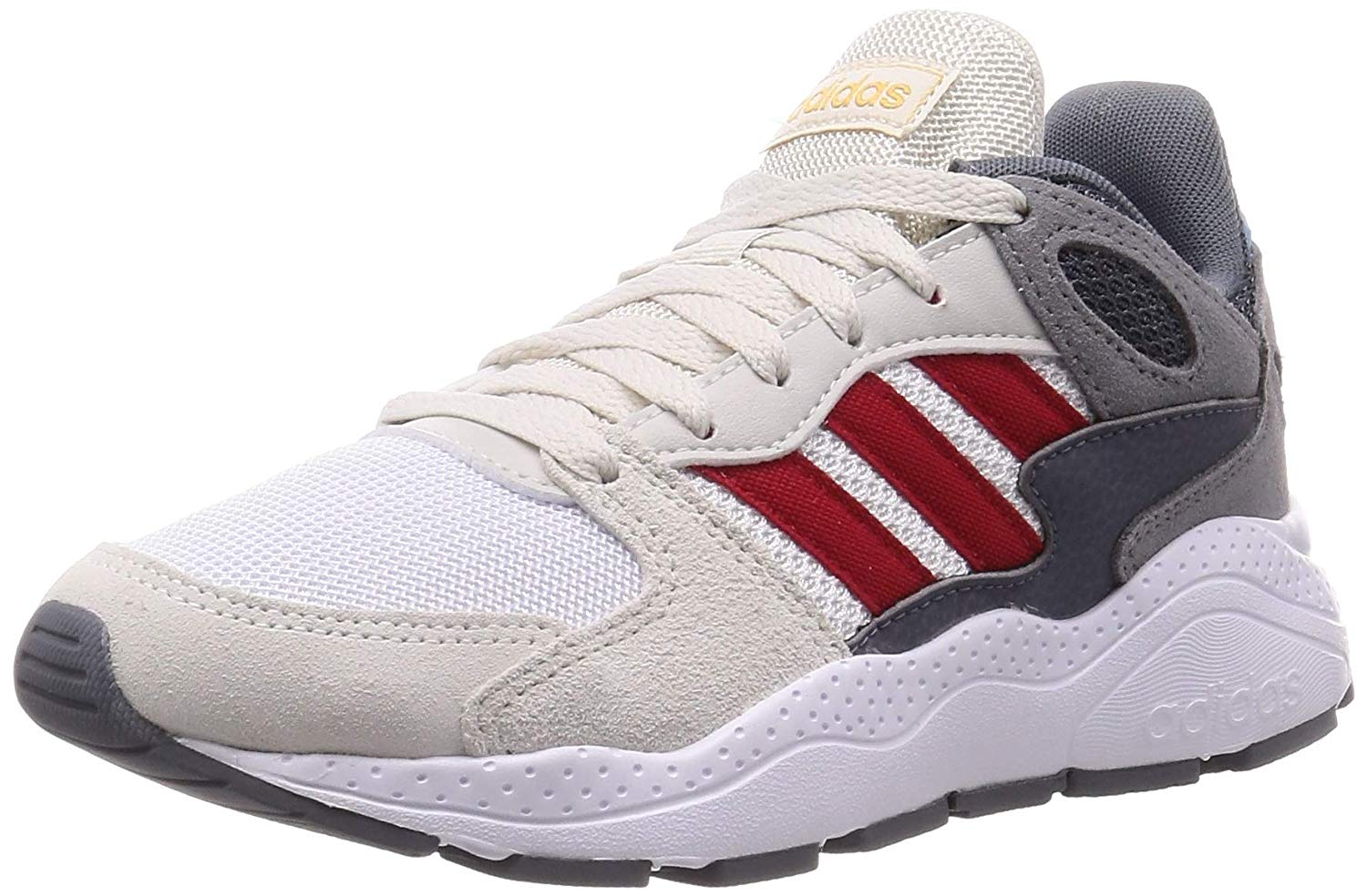 Sneakers "Crazychaos J" bambino grigio con dettagli rossi e bianchi