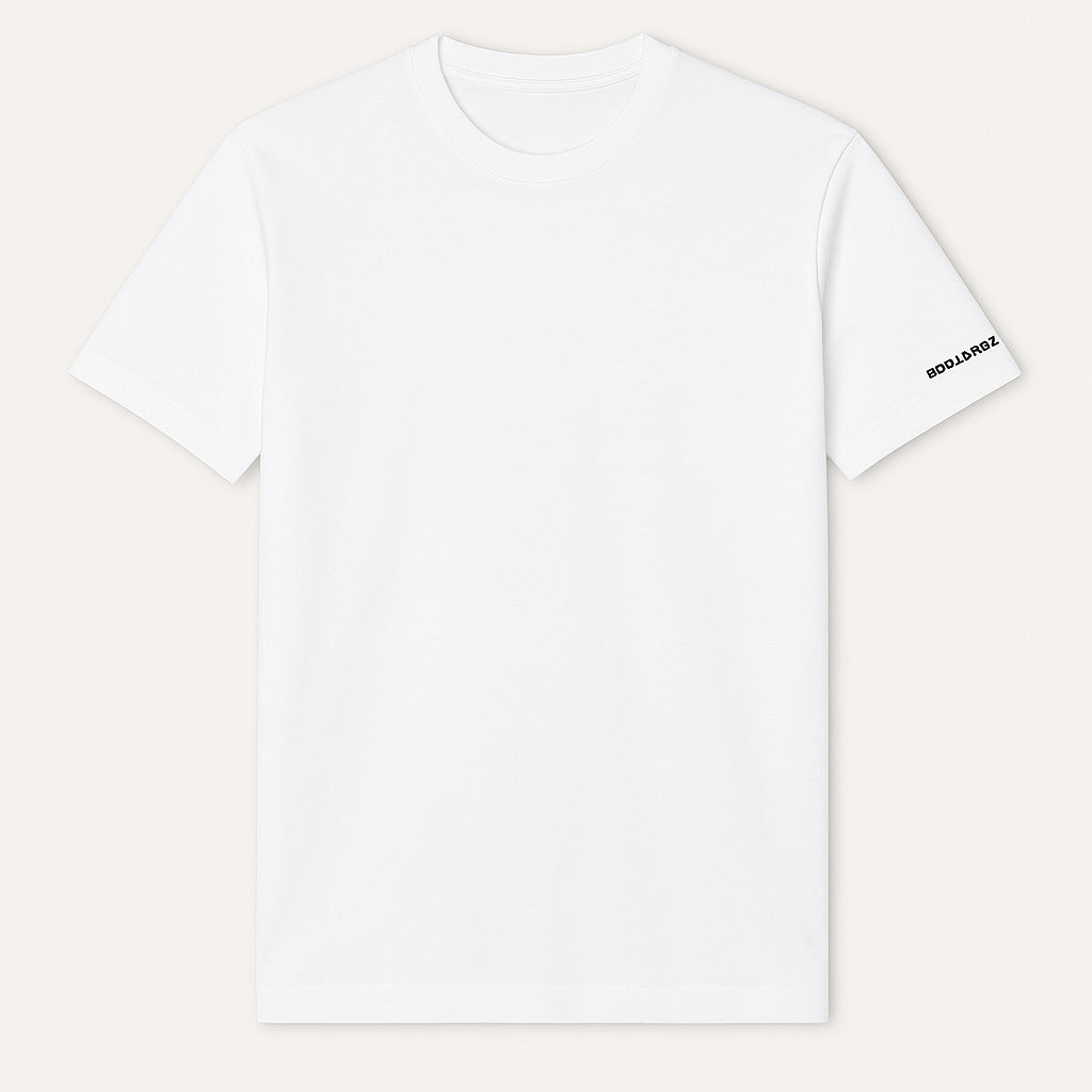 T-shirt Dsquared2 Bianca con Logo Minimal in Cotone