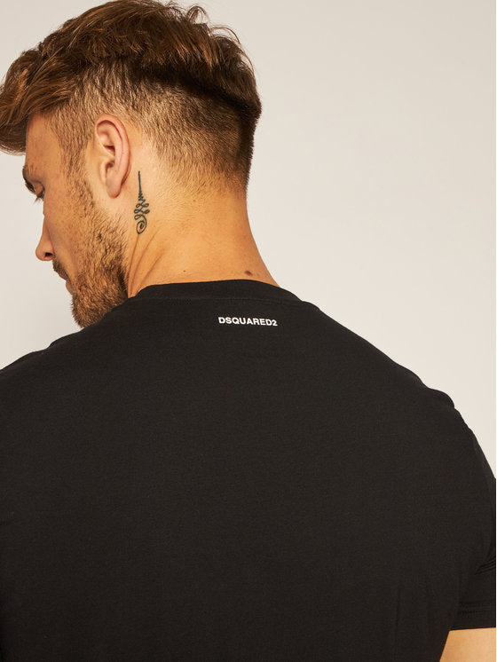 Set 2 T-shirt nere Dsquared2 da Uomo
