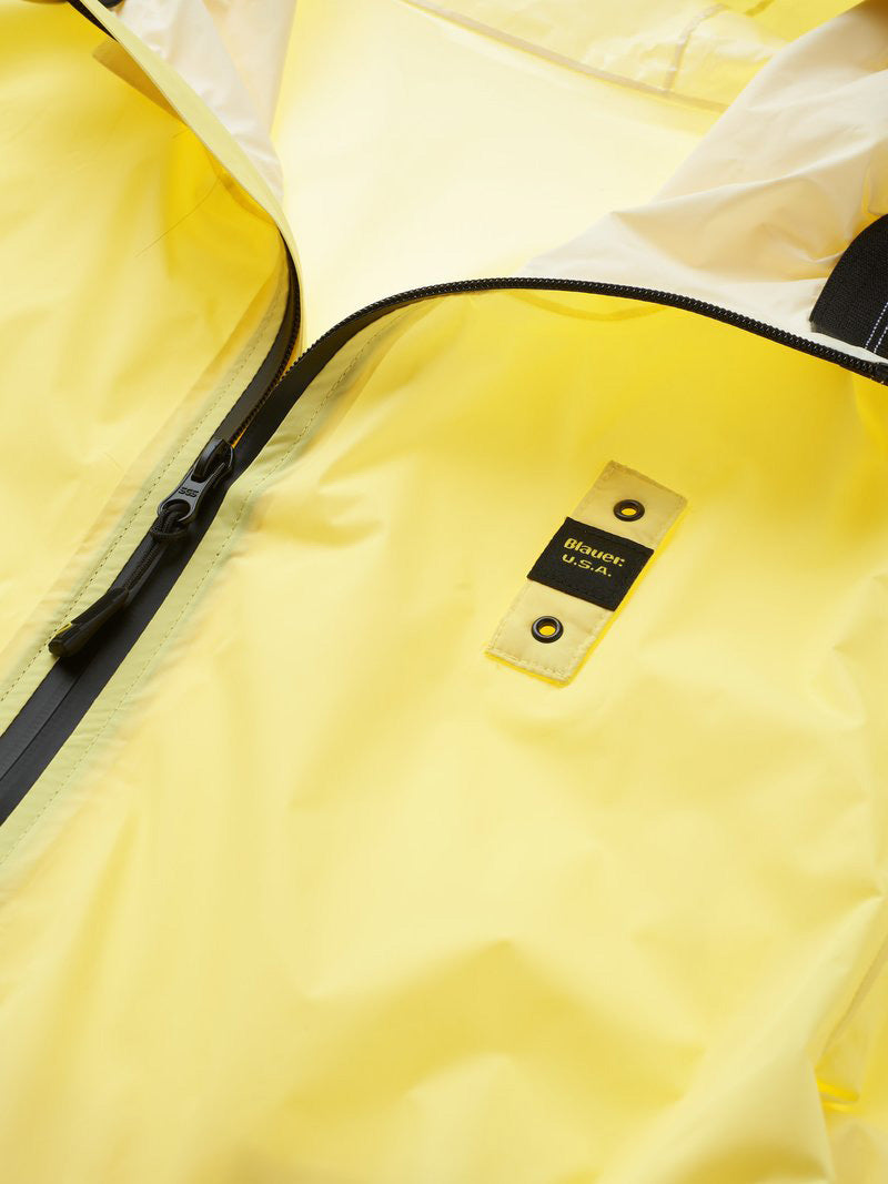 Giubbino Antivento Giallo "Farrin" in Nylon Leggero
