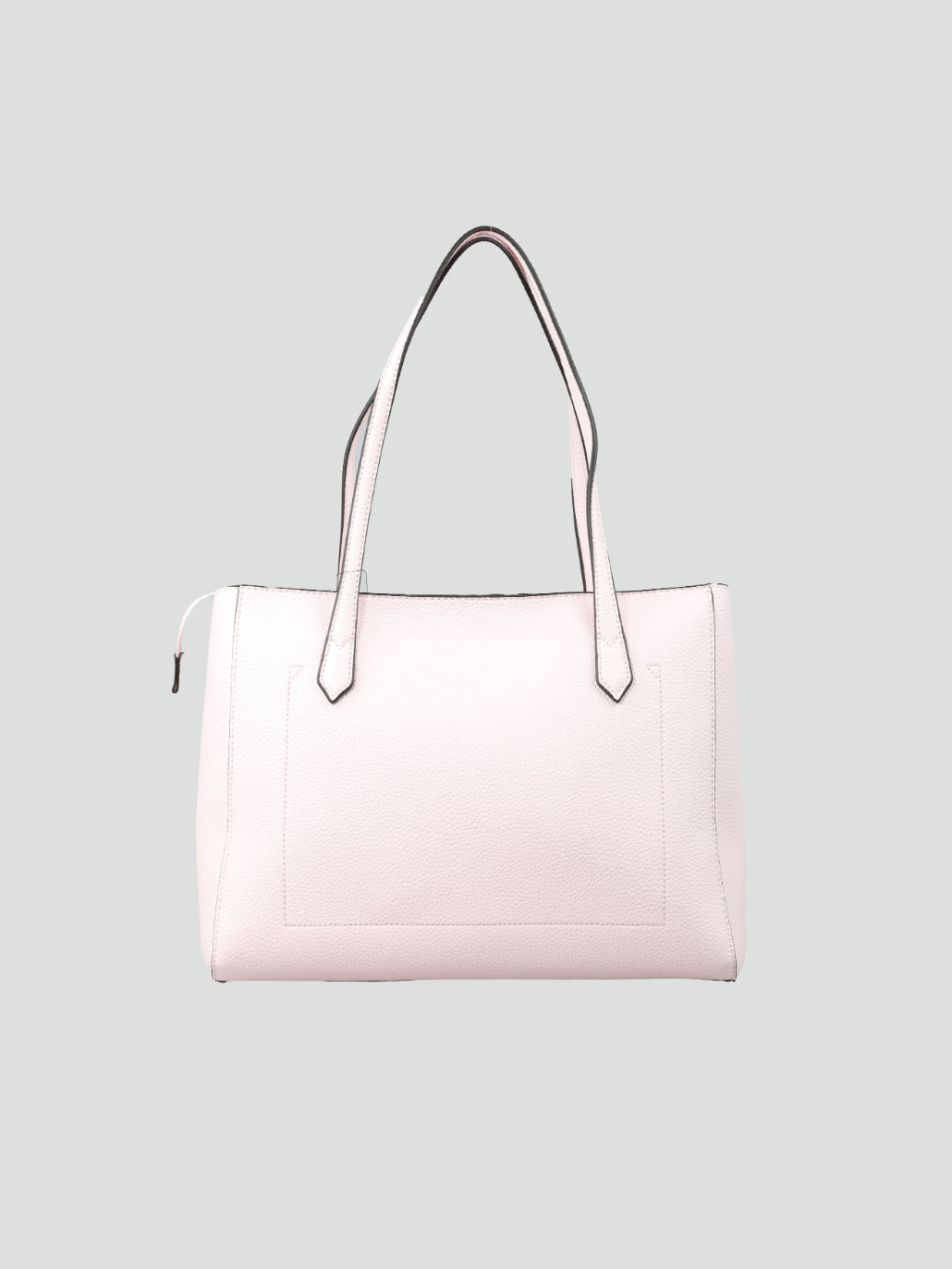 Shopper Guess "Downtown Chic Turnlock Tote" rosa in ecopelle
