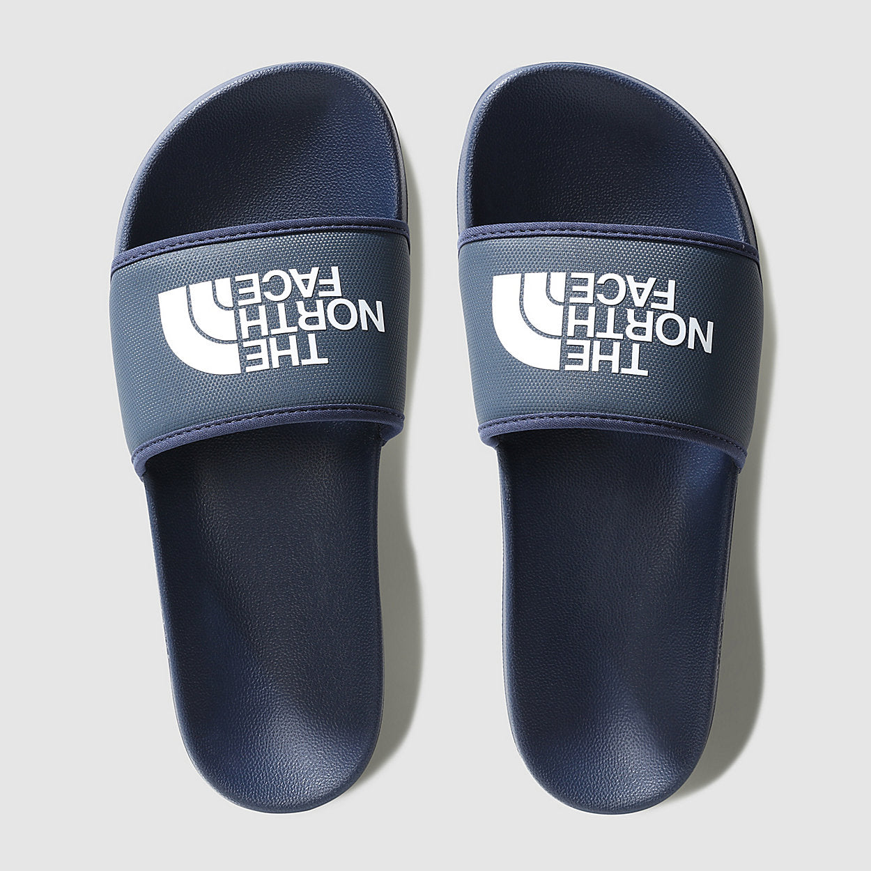 Pantofola Base Camp Slide III blu con logo The North Face