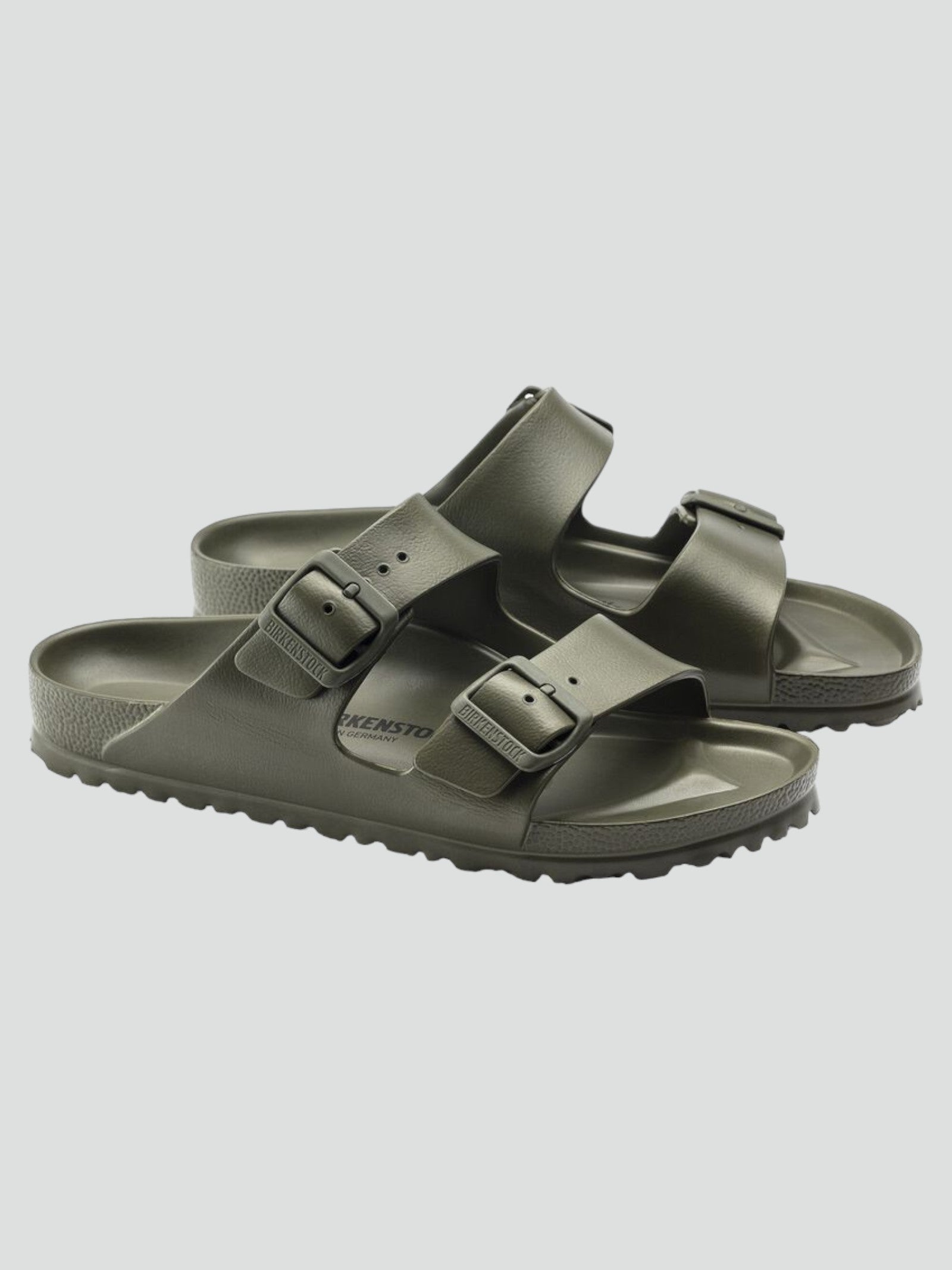 Sandali "Arizona" Khaki in EVA con Doppia Fascia Regolabile