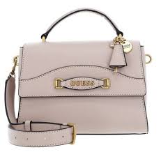 Borsa "Emera Top Handle Flap" Beige Chiaro con tracolla regolabile