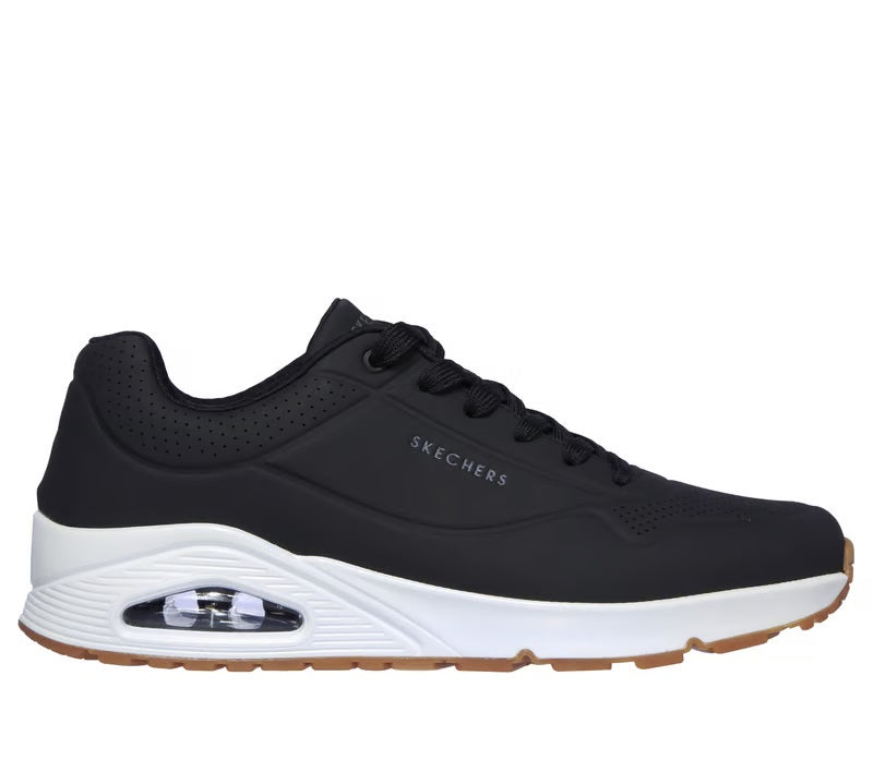 Sneakers "Uno Stand On Air" Skechers Nere con Suola Ammortizzata