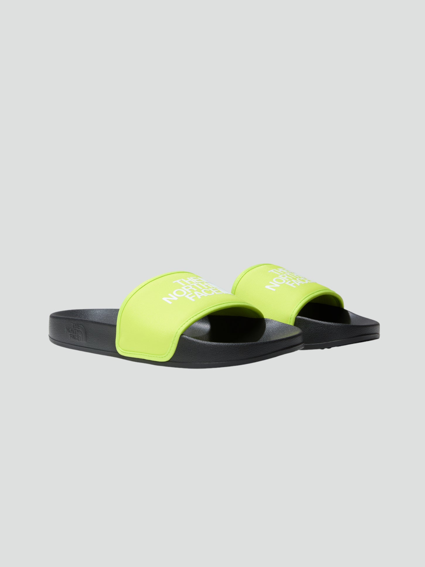 Pantofola Base Camp Slide III gialla con logo The North Face