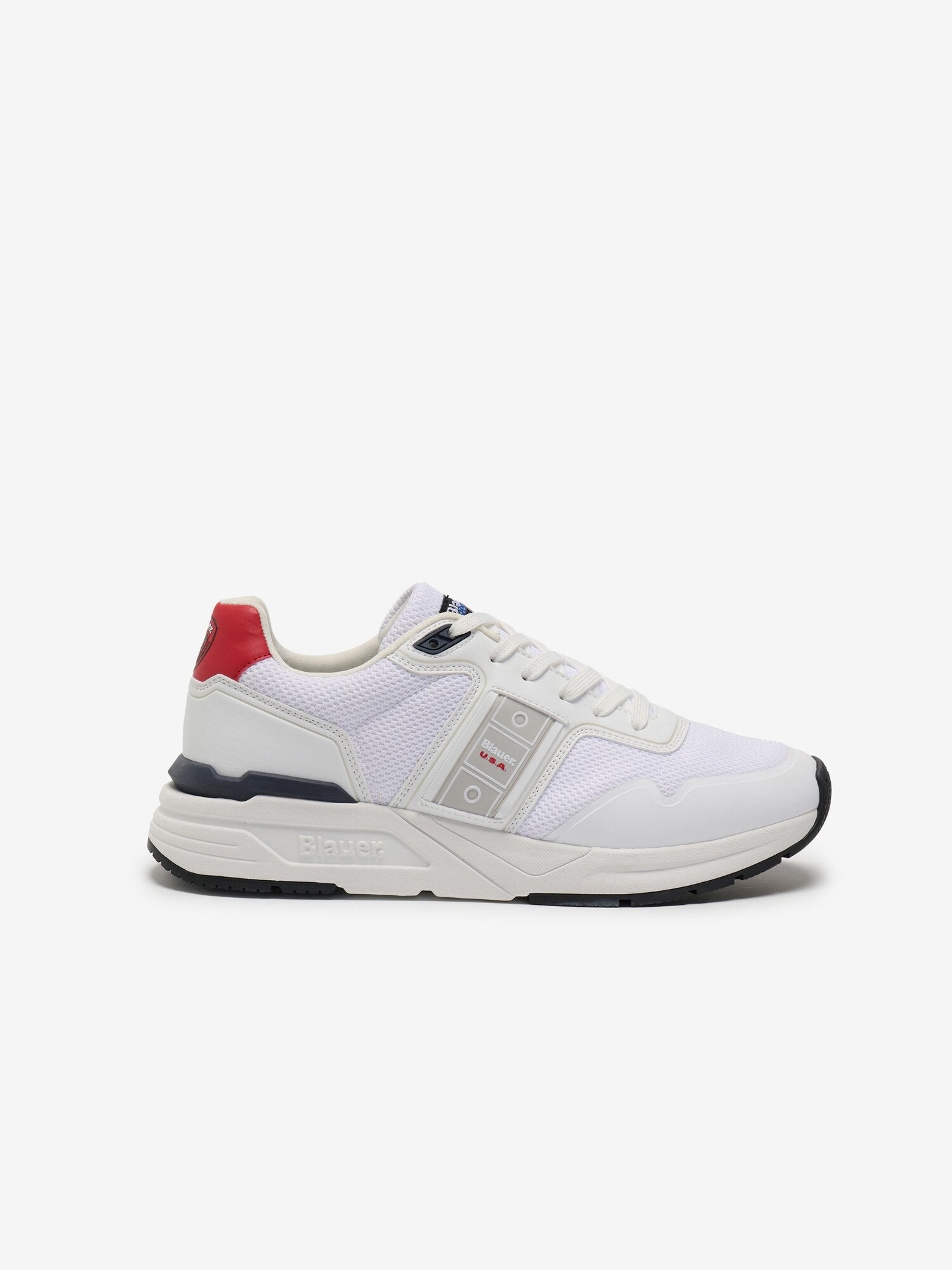 Sneaker "RAY05/KNI" bianco multicolor con Fascetta Laterale