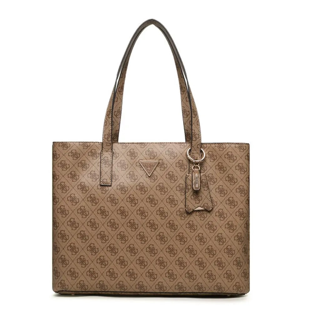 Shopper "Meridian Girlfriend Tote" color Latte con Stampa Logo 4G