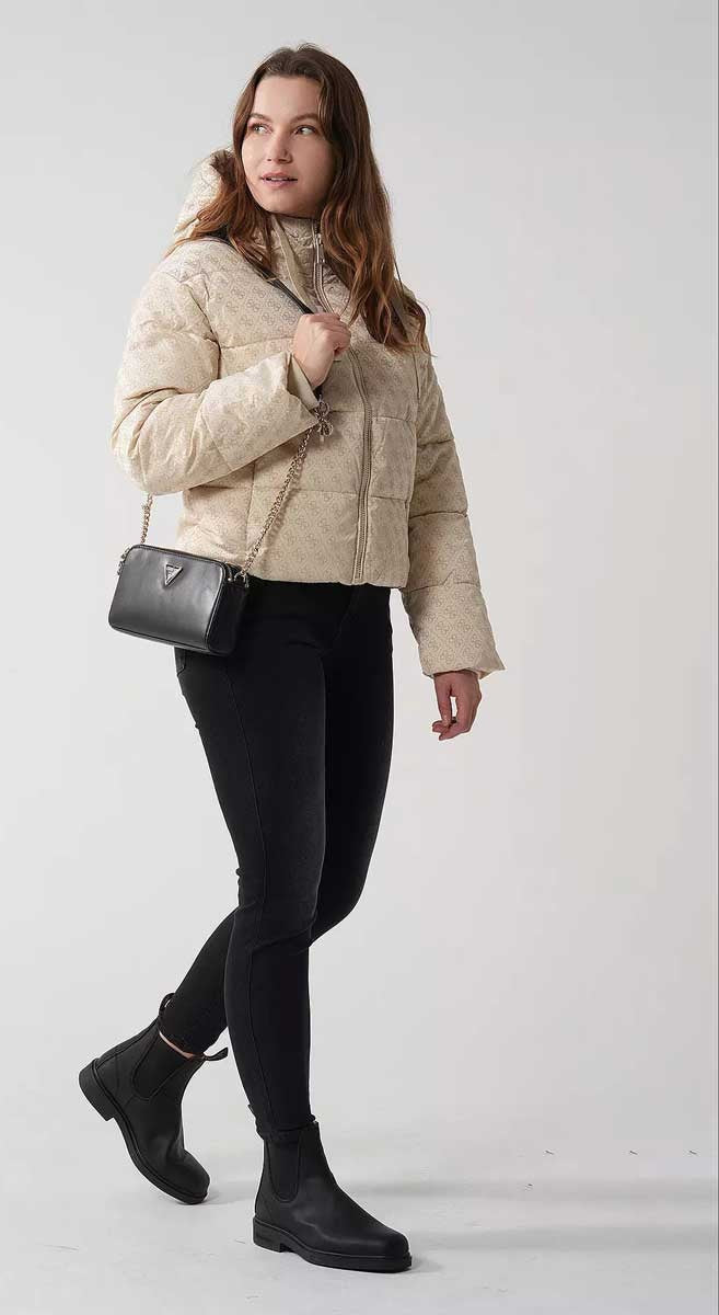 Borsa Guess "Daryna Mini Crossover" in ecopelle nera