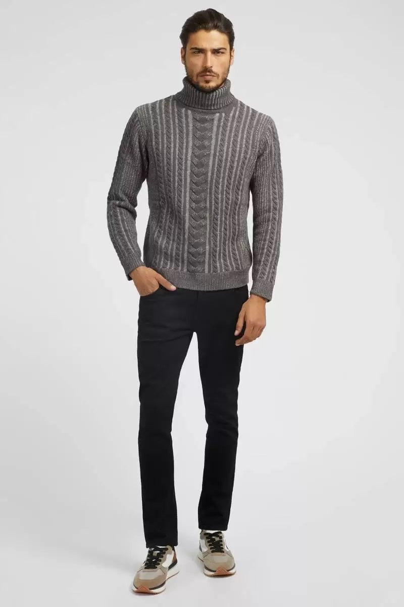 Jeans Skinny "Miami" Nero a Lavaggio Scuro