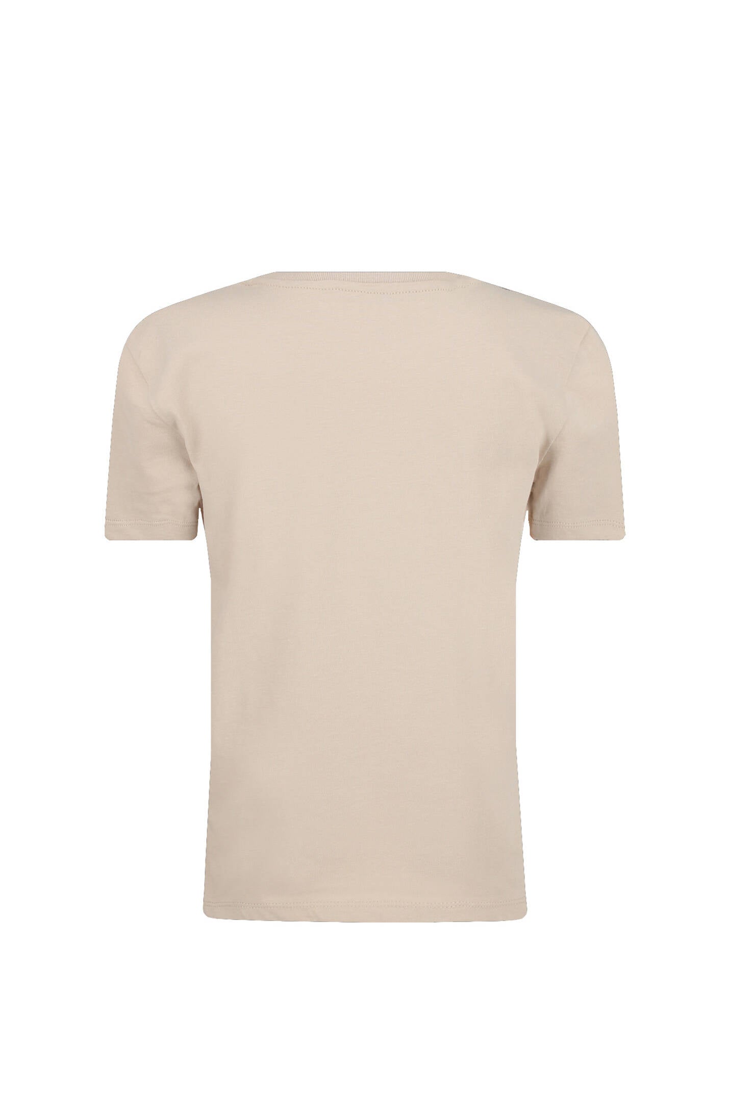 T-shirt "Core Logo" Beige con Ricamo Ton sur Ton